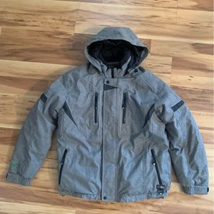 Choko Men's Alpine Snowmobile Jacket - Large - Light Gray